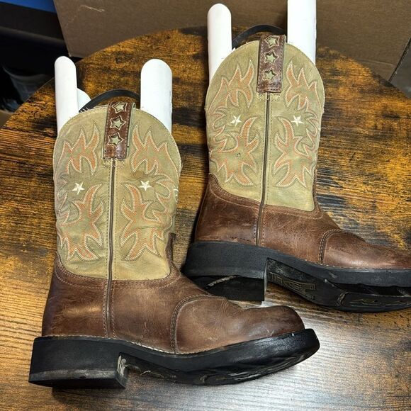 Ariat Womens Cowboy Western Boots 16704 Rodeo Stars Size 6.5 - Picture 5 of 15